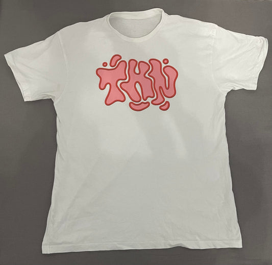 TKN 3D White Tee